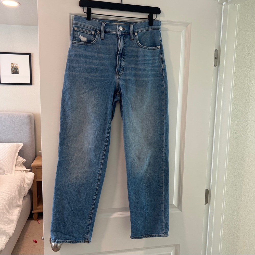 Madewell Perfect Vintage Straight Crop Jeans
